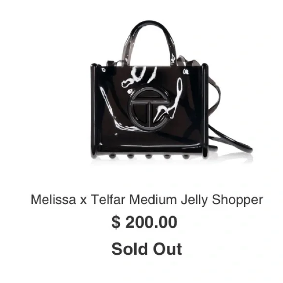 Telfar x Melissa Medium Jelly Shopper - Black - Picture 8 of 8